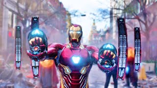 Avengers Infinity War New York Battle Scene In Hindi HD [upl. by Tevis]