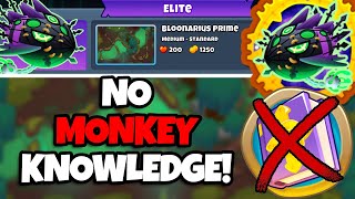 Lych Elite Tutorial  Free Hero  No Monkey Knowledge  Bloonarius Prime BTD6 [upl. by Amalberga]