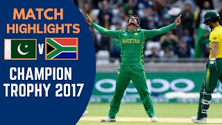 South Africa vs pakistan champions trophy 2017 final highlights [upl. by Ecital]