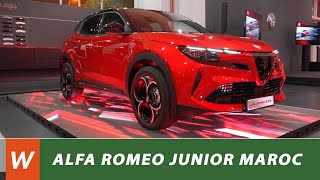 ALFA ROMEO Junior 2025  lancement au Maroc [upl. by Nnyledam433]