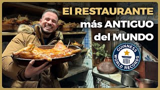 el RESTAURANTE más ANTIGUO del MUNDO está en MADRID  RECORD GUINNESS [upl. by Ylera369]