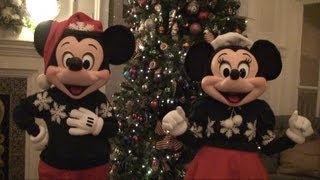 Mickey amp Minnie Christmas Meet amp Greet at Disneys Boardwalk Resort Disney World [upl. by Awe]