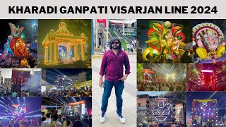 50 INDIAS TOP SOUND SYSTEMS AT KHARADI GANPATI VISARJAN LINE 2024 [upl. by Naivad]