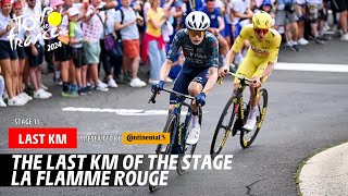 Last Km  Stage 11  Tour de France 2024 [upl. by Letnahs136]