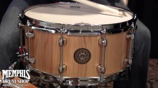 Sakae 14 x 65 Japanese Cypress Stave Snare Drum [upl. by Ahsenak130]