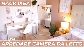 Come ARREDARE CASA SPENDENDO POCO  HACKS IKEA  Trasformiamo la camera da letto ROOM MAKEOVER [upl. by Arhat]