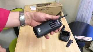 TK3401 Talkie Walkie Kenwood DPMR PMR446 UHF Presentation Go Technique [upl. by Arenahs]