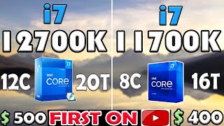 Core i7 12700K vs Core i7 11700K  RTX 3090  TEST IN 10 GAMES [upl. by Donaugh]