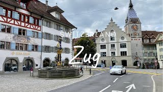 Beautiful Zug City  Switzerland 🇨🇭 Historic old Town and perfect VIEW of the Lake Zug [upl. by Aldin656]