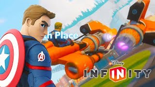 CAPITAN AMERICA Macchine da Corsa Videogiochi in Italiano  Disney Infinity [upl. by Citarella311]