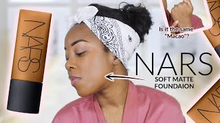 NARS MAY HAVE GIVEN US THEIR BEST FOUNDATION YET  NARS SOFT MATTE FOUNDATION  Andrea Renee [upl. by Lenz]