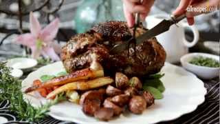 Luscious roast lamb recipe  Allrecipescouk [upl. by Allegra11]