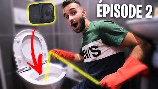 ENVOYER UNE GOPRO DANS LES TOILETTES  ÉPISODE 2 [upl. by Kalin]