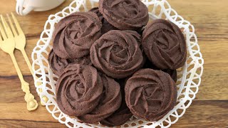 Easy Chocolate Butter Cookies [upl. by Torrin]