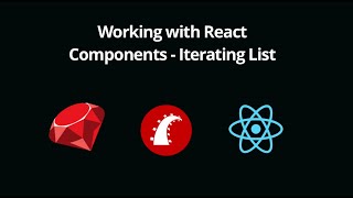 Working with React Components  Iterating Lists [upl. by Lehcnom415]