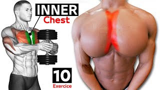 BEST 10 EXERCISES quotINNER CHESTquot 🔥 [upl. by Rennie872]