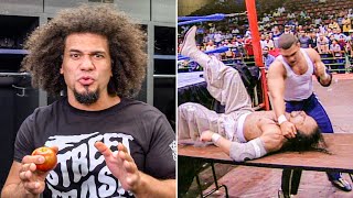 Carlito presents brawl with Sabu in Puerto Rico From the WWE Vault [upl. by Assertal]