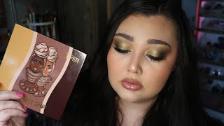 JUVIAS PLACE COFFEE SHOP EYESHADOW PALETTE REVIEW amp SWATCHES [upl. by Winebaum]