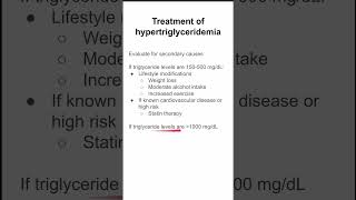 Treatment of hypertriglyceridemia [upl. by Ami]