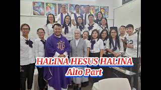 HALINA HESUS HALINA Alto Part [upl. by Catrina]