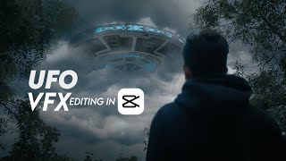 Capcut UFO Video Editing in Hindi  Alien ship VFX editing Tutorial  Ufo Sighting Edit  Mobile Vfx [upl. by Olive179]