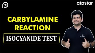 Carbylamine reaction Isocyanide test  Organic Chemistry  IIT JEE amp NEET  Vineet Khatri Sir [upl. by Adnamaa797]