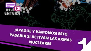 La simulación de lo que pasaría si Estados Unidos y Rusia activan su poder nuclear [upl. by Doane]