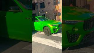 MASERATI LEVANTE MODENA THE GREEN GOBLIN 🤢 Maserati Levante shorts [upl. by Dorelia]