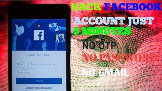 HOW TO HACK FACEBOOK 😈 JUST 5 MINUTES  NO OTP NO GMAIL NO PASSWORD [upl. by Enihpad]