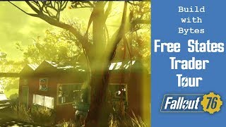 Fallout 76  CAMP Build  Free States Trader [upl. by Brocky792]