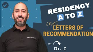 Letters of Recommendations Are Key in the Residency Application [upl. by Ilyse]