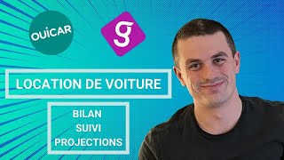 LOCATION DE VOITURE  bilan suivi et projection Ouicar et Getaround [upl. by Ahsenad]