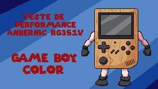 Teste de Performance RG351V  Gameboy  Color [upl. by Edme]