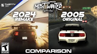 Need for Speed™ Most Wanted Remake  Comparison With The 2005 Version 3 [upl. by Osnofla]