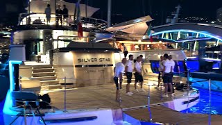 MONACO YACHT SHOW 2023 MILLIONAIRE LUXURY NIGHTLIFE amp EXCLUSIVITYemmansvlogfr [upl. by Neivad525]