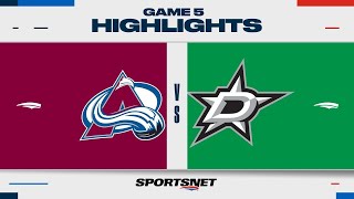 NHL Game 5 Highlights  Avalanche vs Stars  May 15 2024 [upl. by Odlawso]