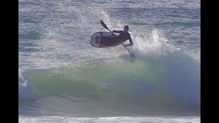 Waveski surfing  First weekend on new RD Waveski [upl. by Gail]