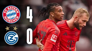 Stunning Olise goal in 40 win  FC Bayern  GC Zürich  Highlights [upl. by Nohsram297]