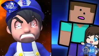 War Of The Fat Minecraft Nerds  LORE AWESOME MIX SMG4 Steve and Madison Me Cover  FNF [upl. by Sitoel]