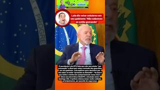 LULA DIZ VETAR CELULARES EM SEU GABINETE ‘Não sabemos se estão gravando’ I shorts [upl. by Dhiman]