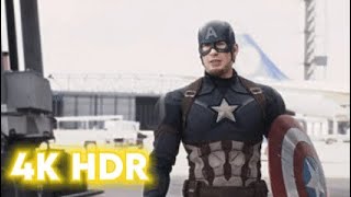 Avengers airport fight 4K HDR [upl. by Asimaj]