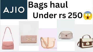 ajio bags haul😍 under rs 250😱fashion by suhani [upl. by Antebi915]