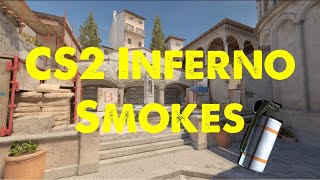 All Inferno Smokes CS2 [upl. by Nedmac]