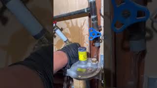 Cutting A Polybutylene Waterline [upl. by Guise473]