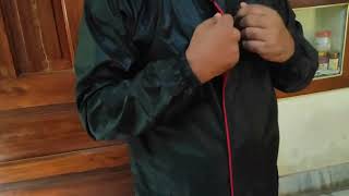 Unboxing solimo raincoat from Amazon under rs 399 amazonreview monsoon [upl. by Tudela400]