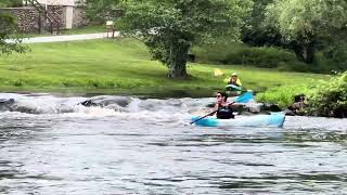 RI Deliverance 10 canoe  kayak  Mighty Pawcatuck [upl. by Guise]