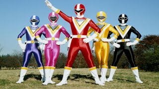 Chikyu Sentai Fiveman Henshin [upl. by Aerdnaxela]