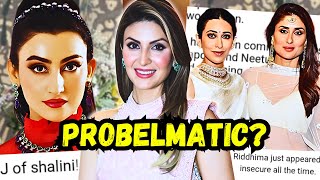 Riddhima Kapoor Sahni being PROBELMATIC  Shalini Passi looked down upon [upl. by Brocklin]