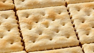 How to Make Soda Crackers  Crackers Recipe [upl. by Oraneg]