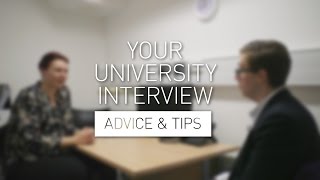 Your University Interview  Advice amp Tips [upl. by Nesyrb747]